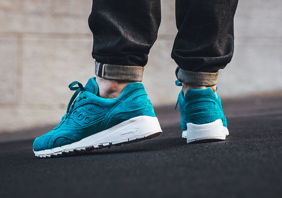 Saucony Shadow 6000 Tonal Suede Teal 2