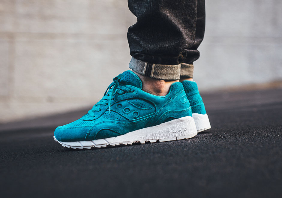 Saucony Shadow 6000 Tonal Suede Teal 3