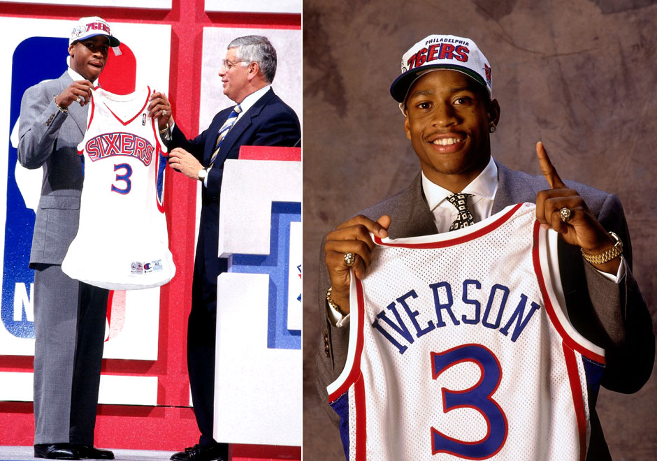 1 Allen Iverson Draft Day 1996