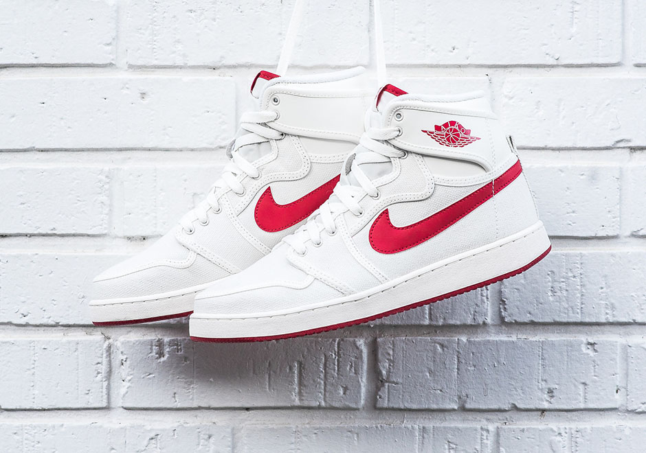 Air Jordan 1 Ko High White Red Sail Og Colorway 2016 2