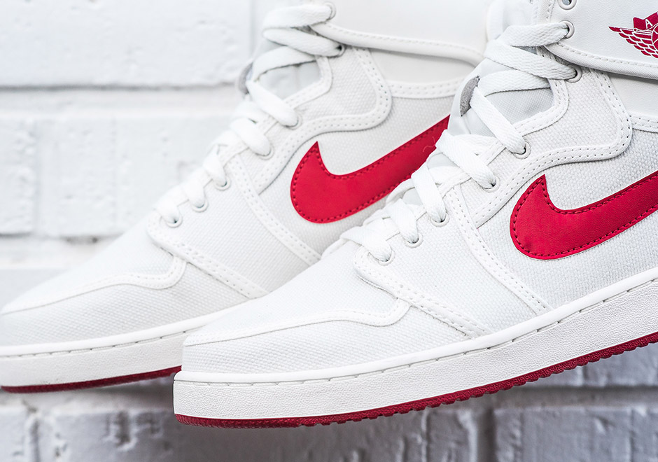 Air Jordan 1 Ko High White Red Sail Og Colorway 2016 3