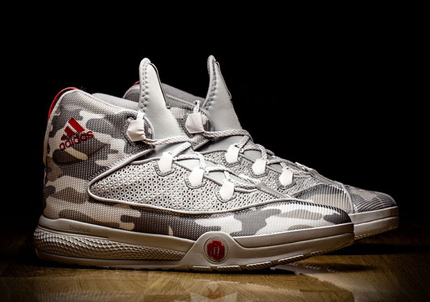 Adidas D Rose Dominate White Camo 2