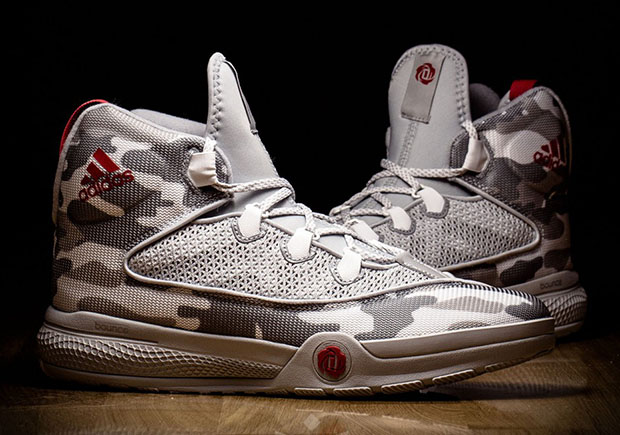 Adidas D Rose Dominate White Camo 3