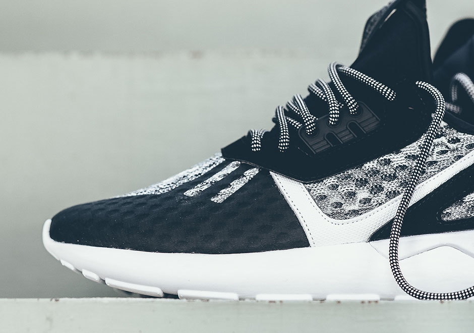 Adidas Tubular Runner Wool Black White 3