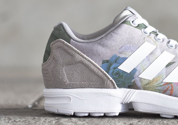 Adidas Zx Flux Women Floral Suede 3