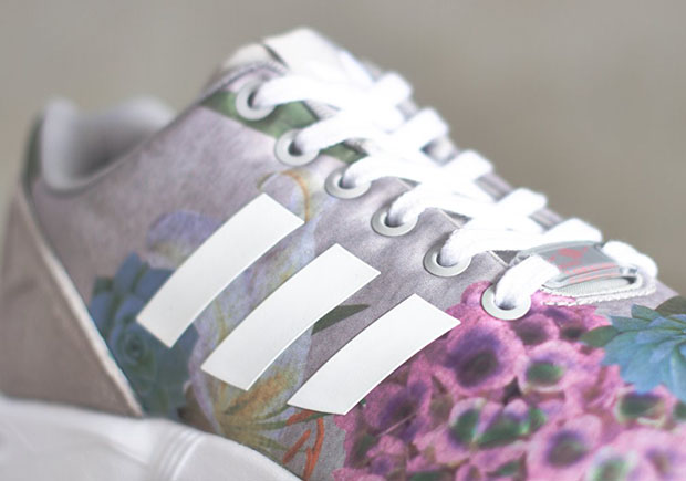 Adidas Zx Flux Women Floral Suede 4