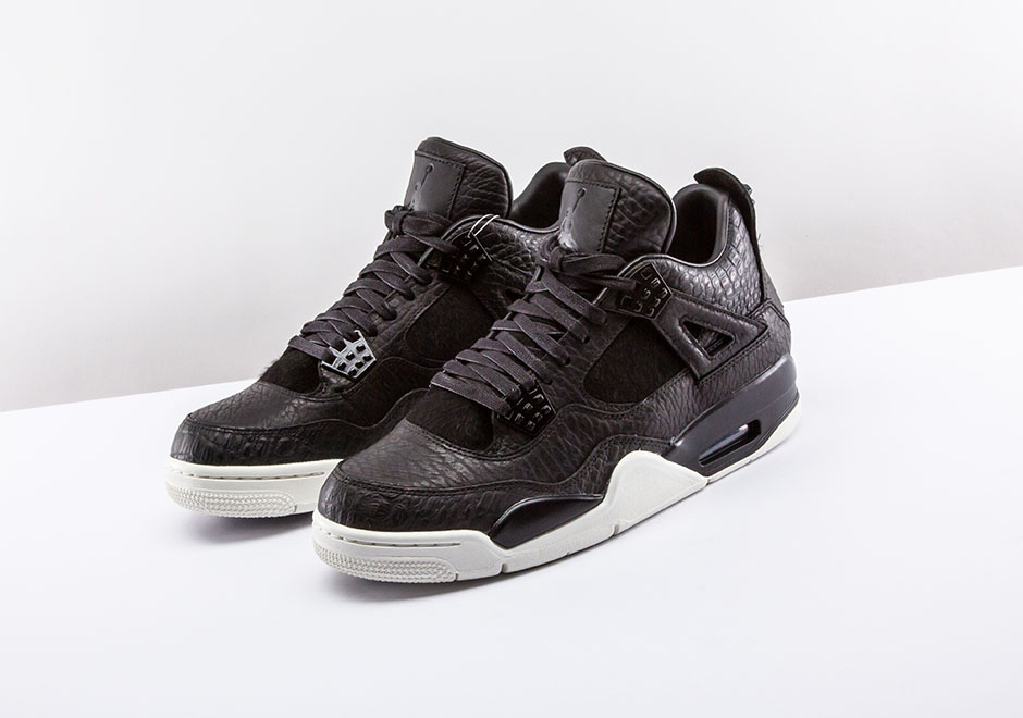 Air Jordan 4 Pinnacle Black Snake Pony Hair 3