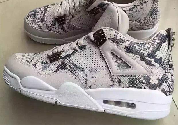 Air Jordan 4 Pinnacle Snakeskin Details 01