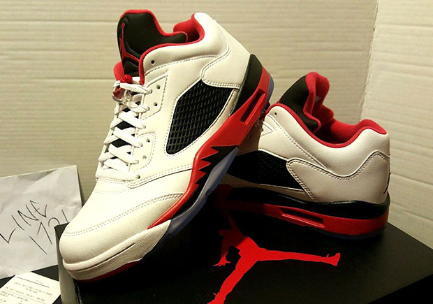 Air Jordan 5 Low "Fire Red" Releasing In Mid-March