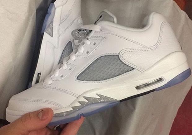 Jordan Brand Brings Back The Air Jordan 5 Low "Metallic Silver" In Kids Sizes