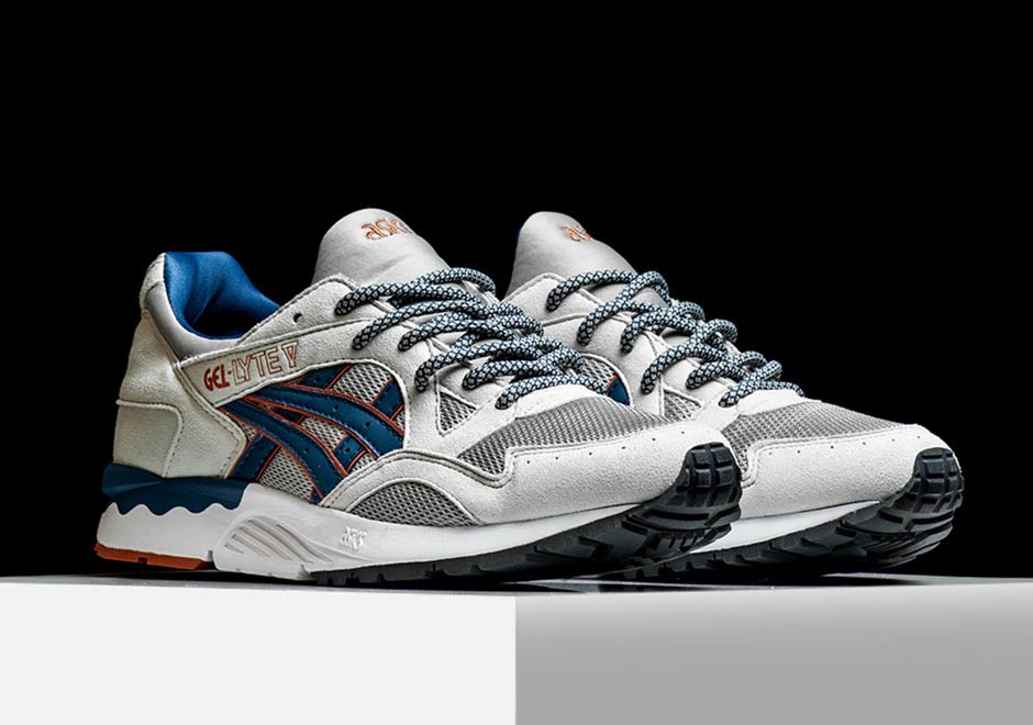 Asics Gel Lyte V Blue White Orange Pack 06