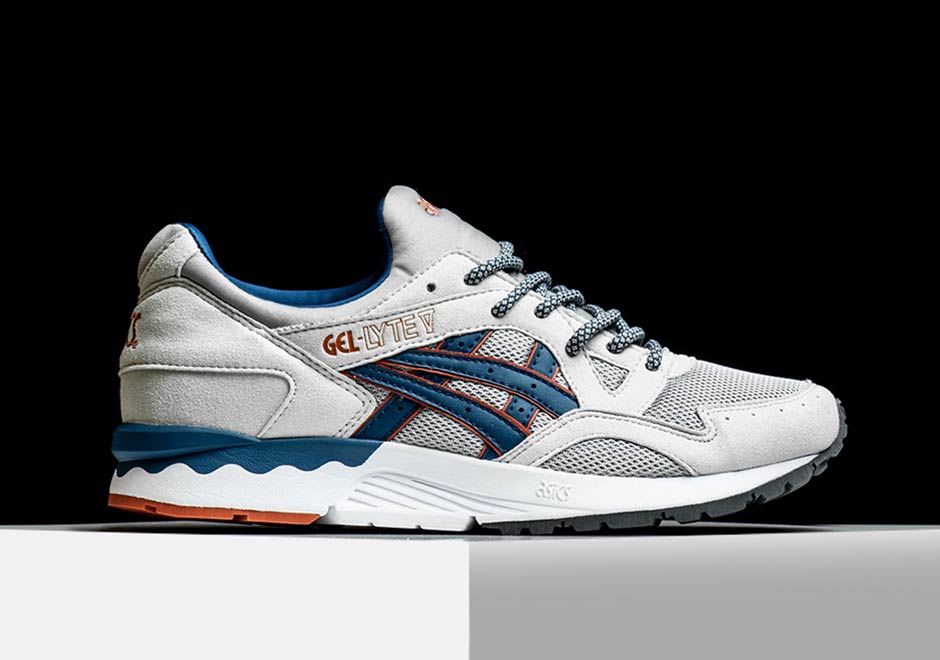 Asics Gel Lyte V Blue White Orange Pack 07