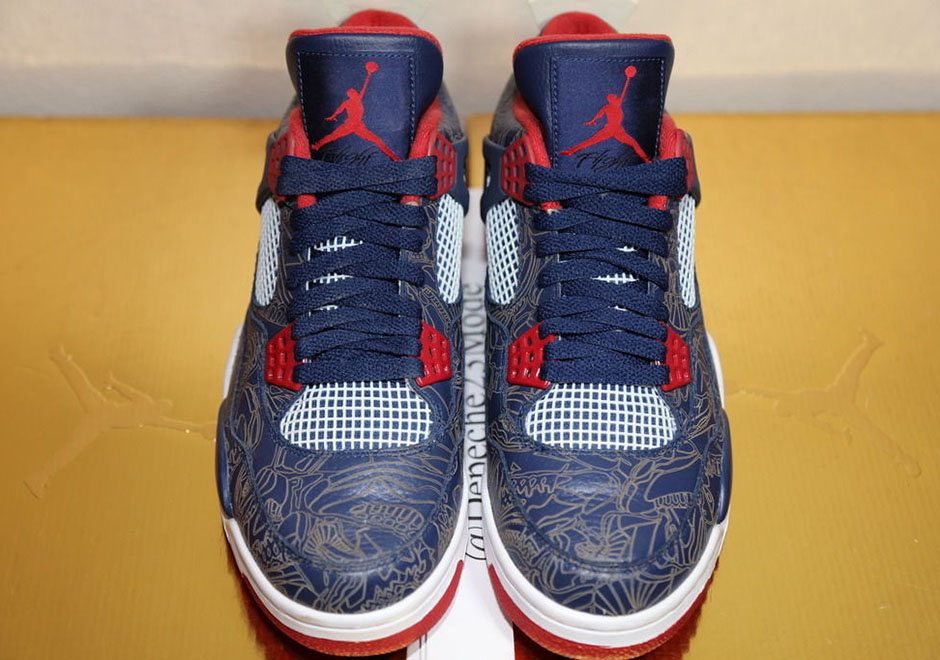 Carmelo Anthony Air Jordan 4 Laser Usa 2008 3