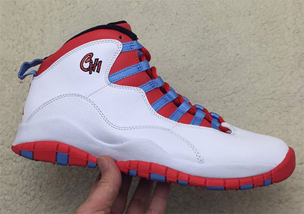 Jordan 10 Chicago Flag