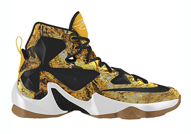 Lebron 13 Gold Nike Id Copy