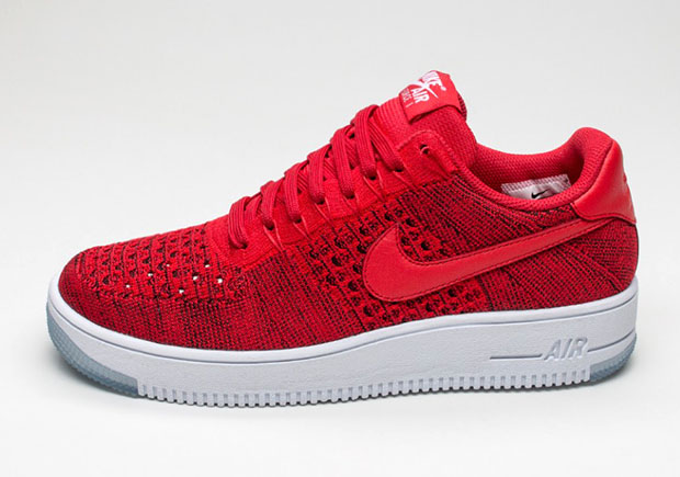 Nike Air Force 1 Low Flyknit "University Red"