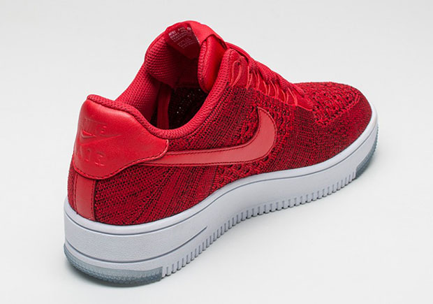 Nike Air Force 1 Low Flyknit University Red 3