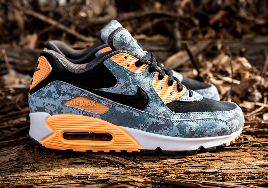 Nike Air Max 90 Prm Digi Camo Blue Fox Ozone Blue 22