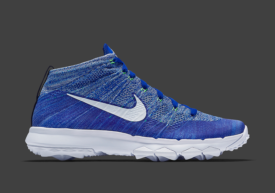 Nike Flyknit Chukka Golf Racer Blue 2