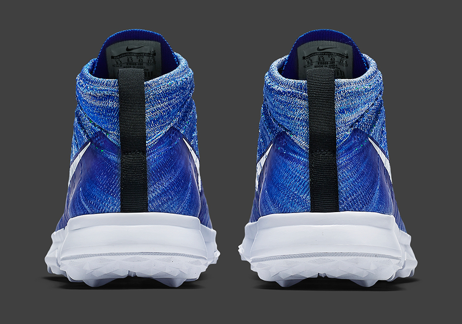 Nike Flyknit Chukka Golf Racer Blue 3