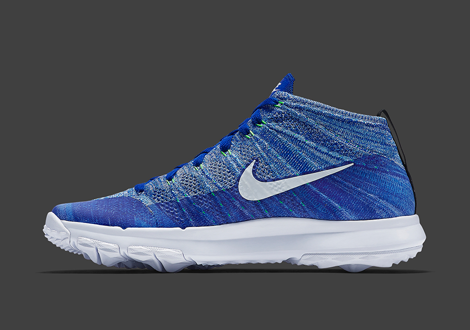 Nike Flyknit Chukka Golf Racer Blue 4