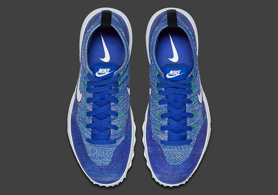 Nike Flyknit Chukka Golf Racer Blue 5