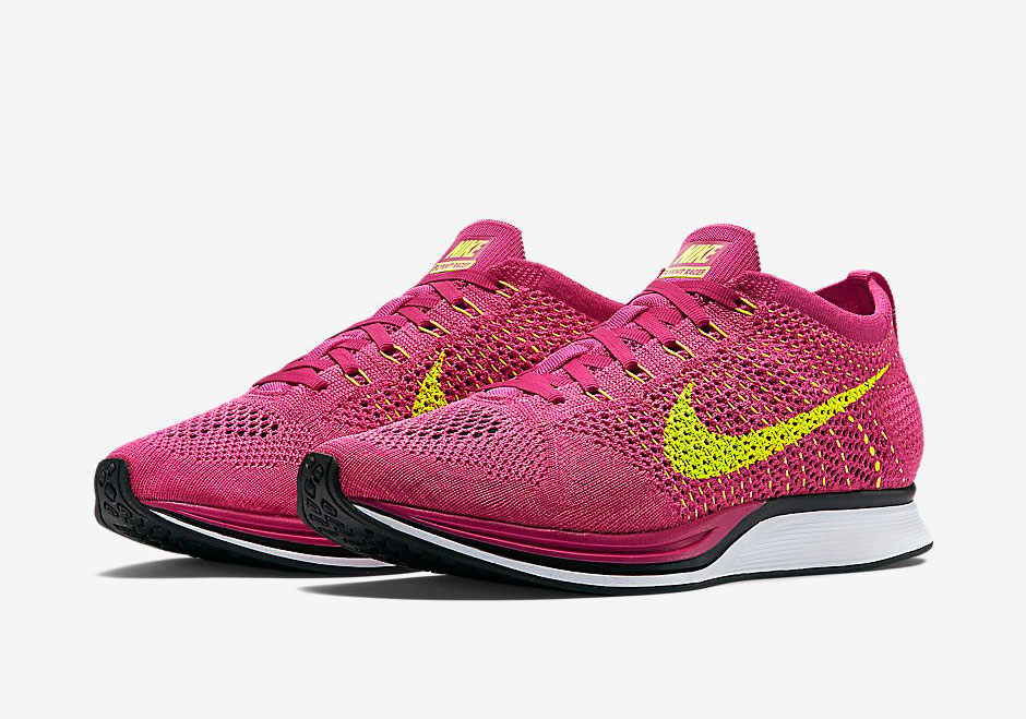 Nike Flyknit Racer Fireberry Volt