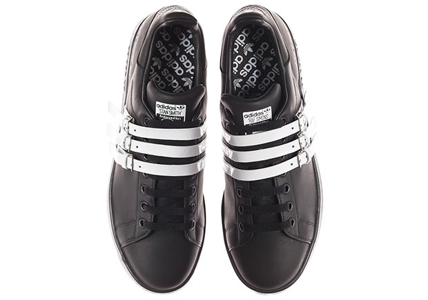 Raf Simon Adidas Stan Smith Straps Black White 3