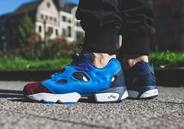 Reebok Instapump Fury Asym Collge Burgundy Blue Spirit 1