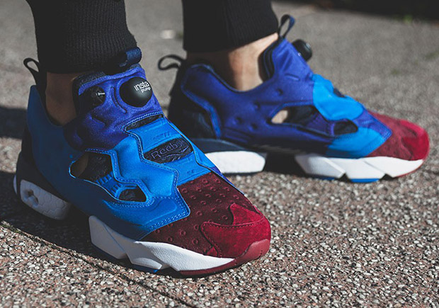 Reebok Instapump Fury Asym Collge Burgundy Blue Spirit 2