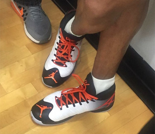 Russell Westbrook Air Jordan Xxx White Black Orange 2