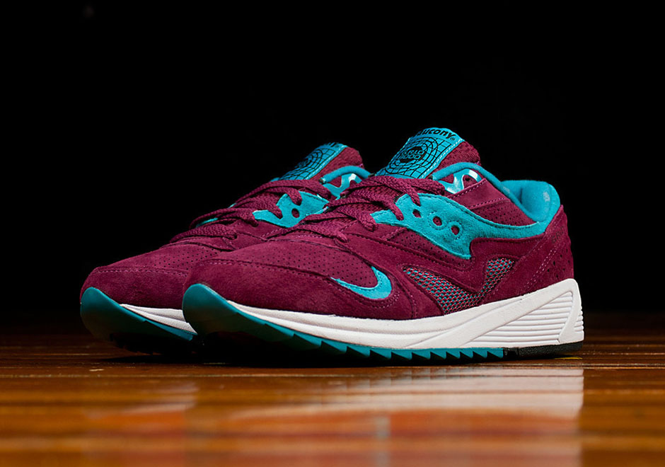 Saucony Grid 8000 Burgundy Teal Utr