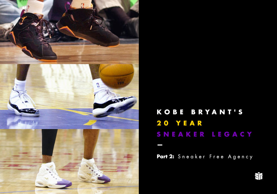 Kobe Bryant’s 20 Year Sneaker Legacy - Part 2: Sneaker Free Agency