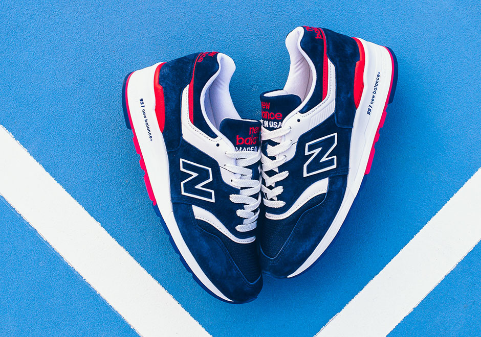 New Balance Air Exploration 997 Navy Red 2