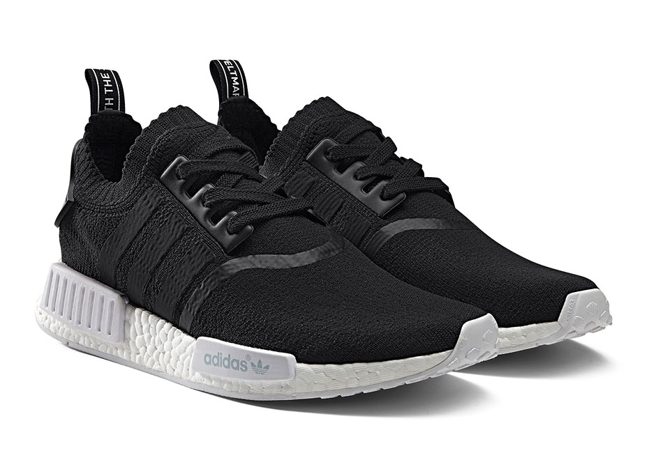 Adidas Nmd R1 Black White Monochrome