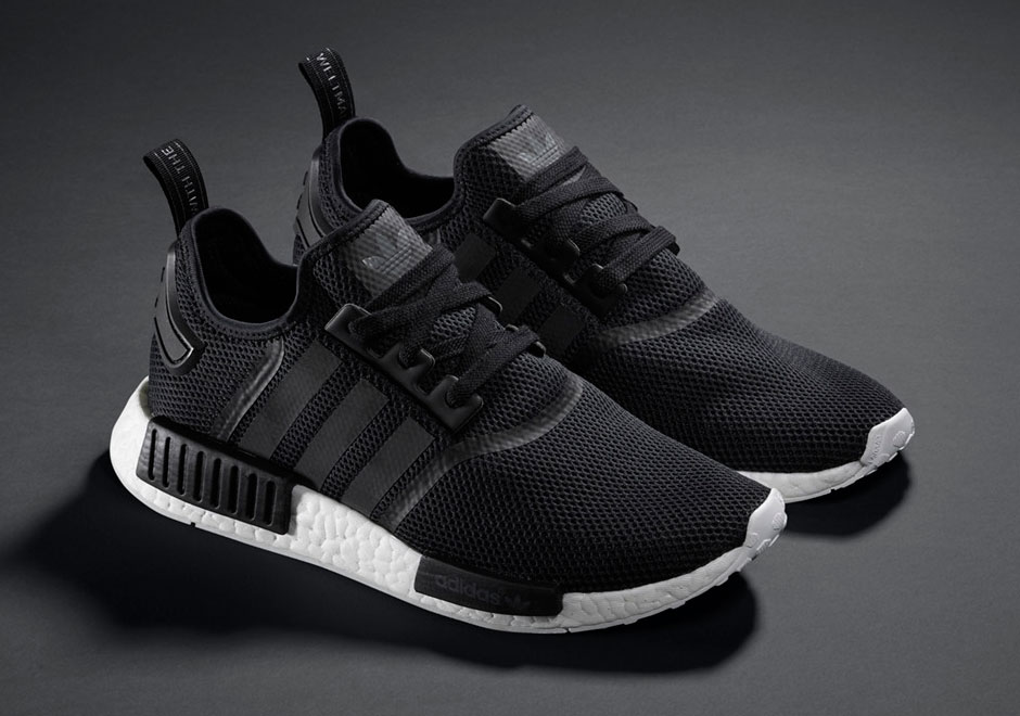 Adidas Nmd Runner Mesh Black White 1