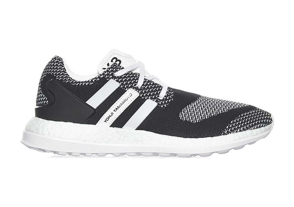 Adidas Y 3 Pure Boost Zg Knit Black White 1