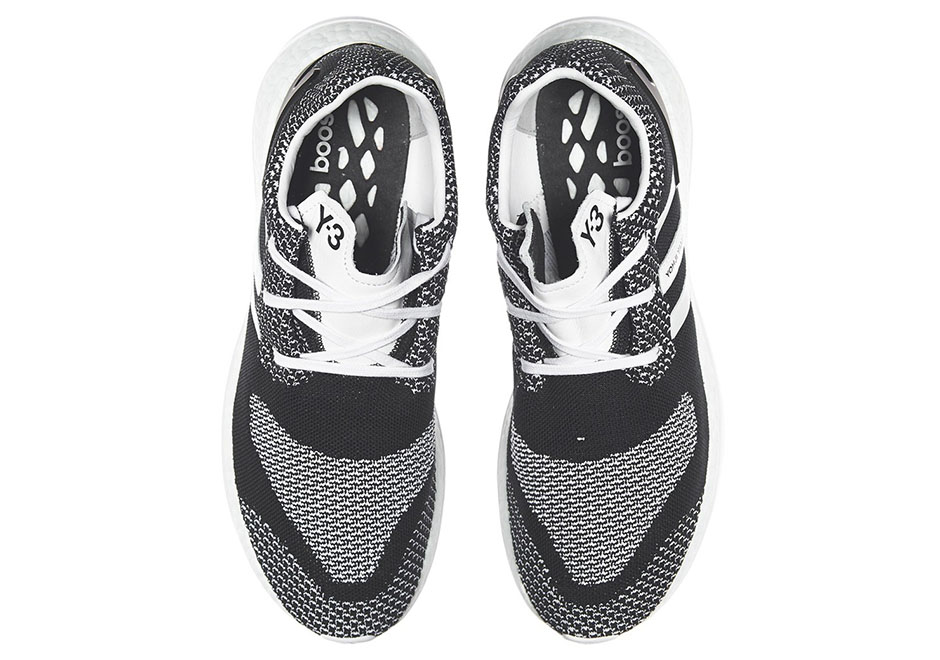 Adidas Y 3 Pure Boost Zg Knit Black White 3