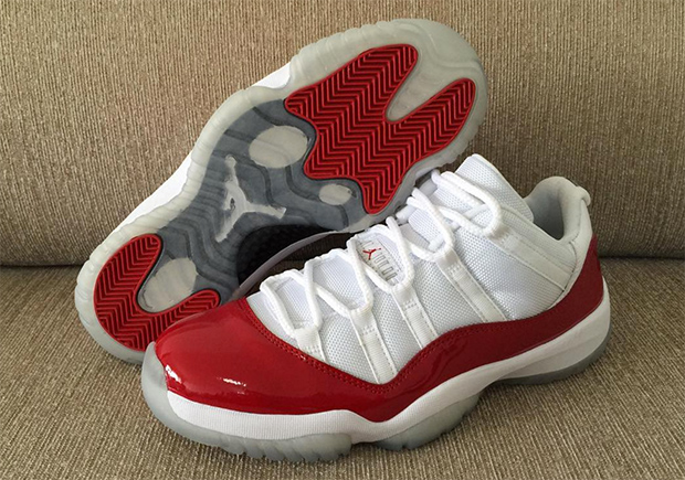 Air Jordan 11 Low Varsity Red 2016 4