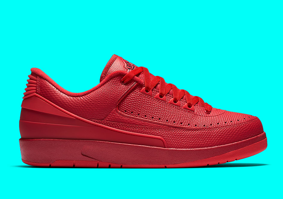 Air Jordan 2 Low Gym Red Hyper Turquoise 2