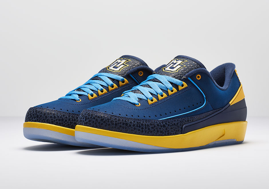 Air Jordan 2 Low Marquette Eagles Pe 3