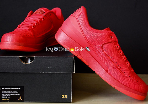 Air Jordan 2 Low Red 3