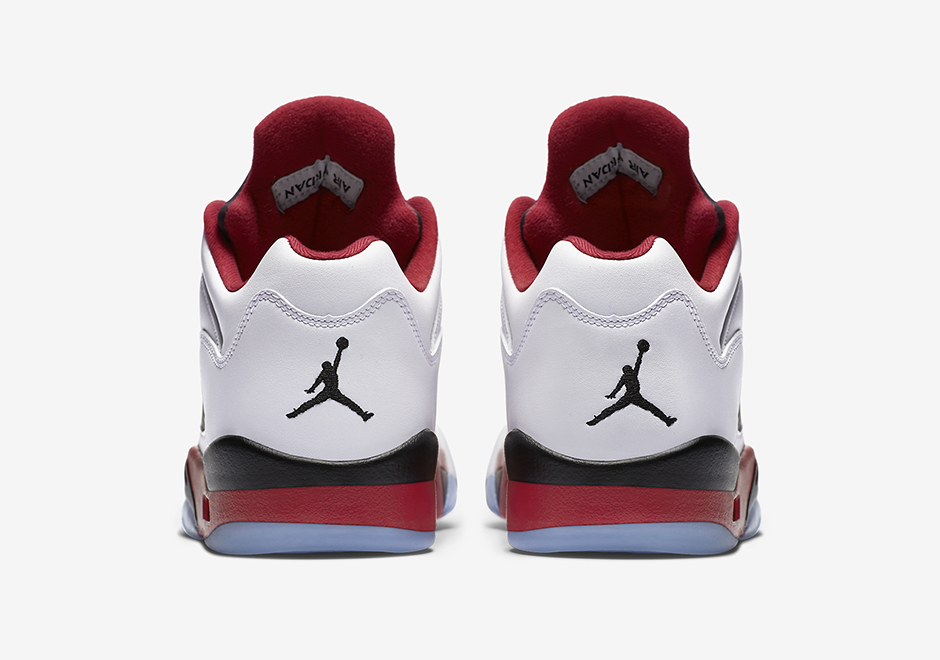 Air Jordan 5 Low Fire Red Official 5