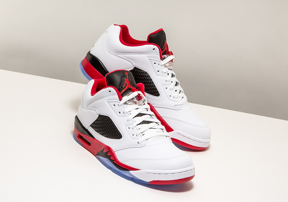 Air Jordan 5 Low Fire Red Stadium Goods 02