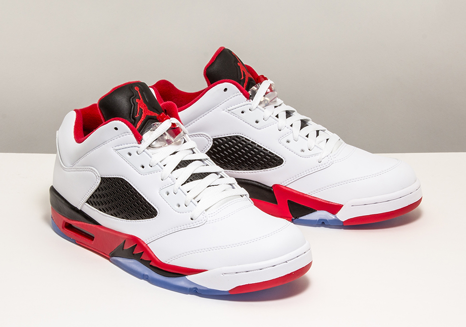 Air Jordan 5 Low Fire Red Stadium Goods 04