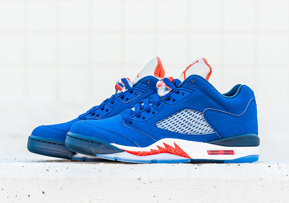 Air Jordan 5 Low Knicks Release Date 01