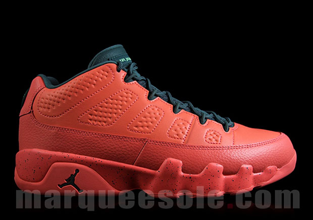 Air Jordan 9 Low Bright Red New Images 1