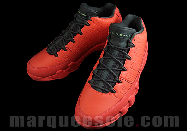 Air Jordan 9 Low Bright Red New Images 2