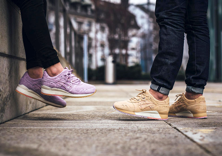 Clot Asics Gel Lyte Iii Sand Lavender Global Release 1