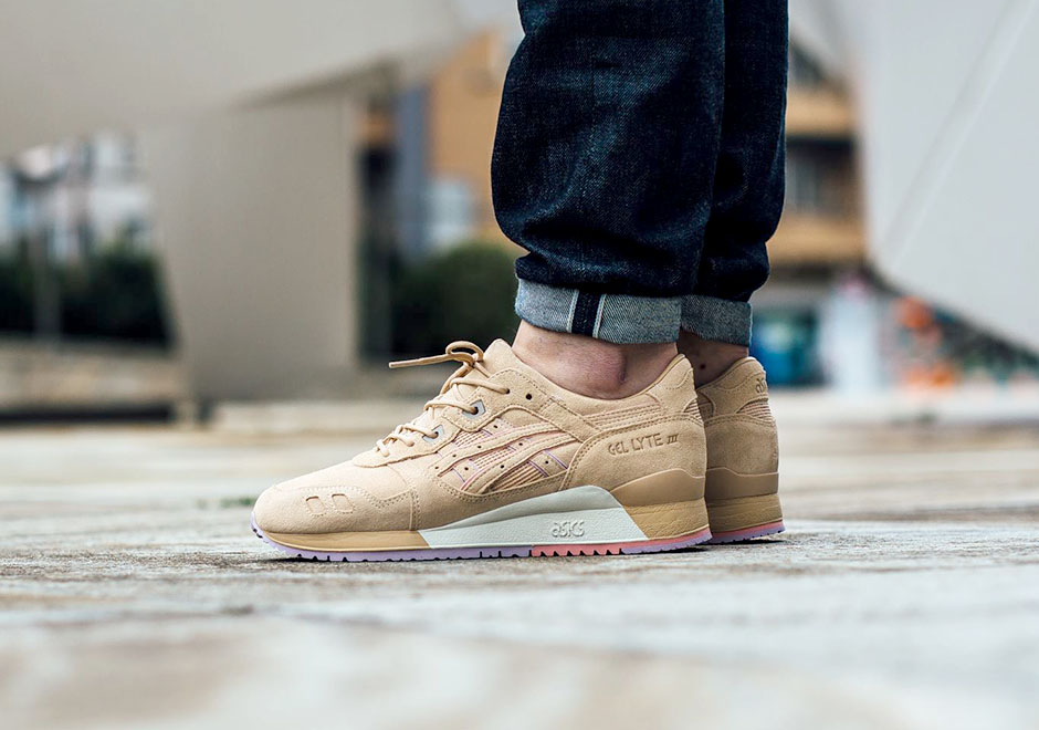 Clot Asics Gel Lyte Iii Sand Lavender Global Release 3